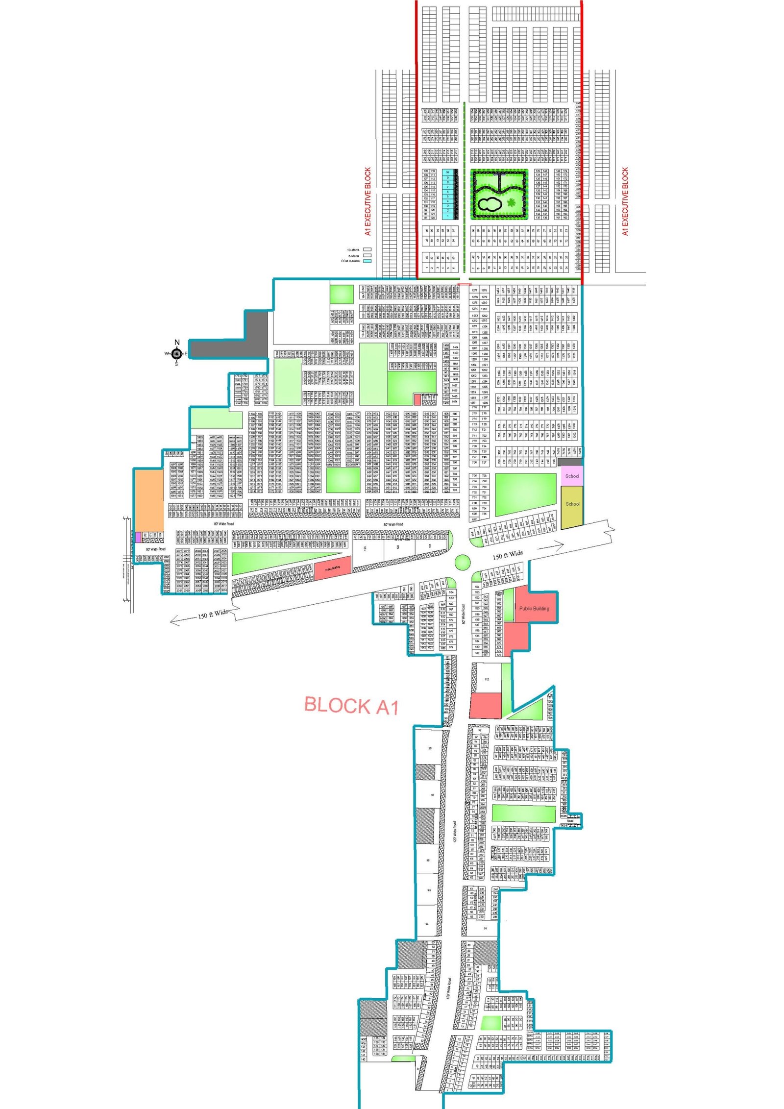 Central Park Housing Scheme Society Map - Central Park Housing Scheme