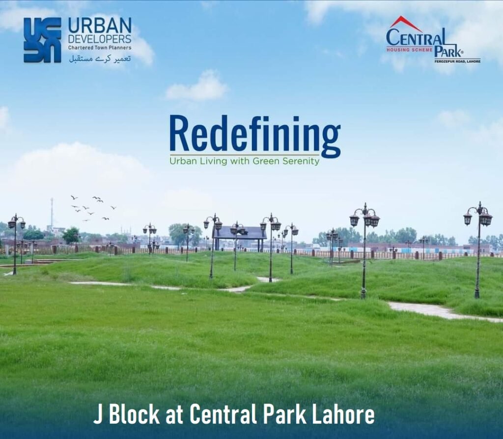 J Block at Central Park Lahore